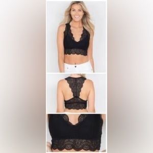 Black Bralette - Size Medium